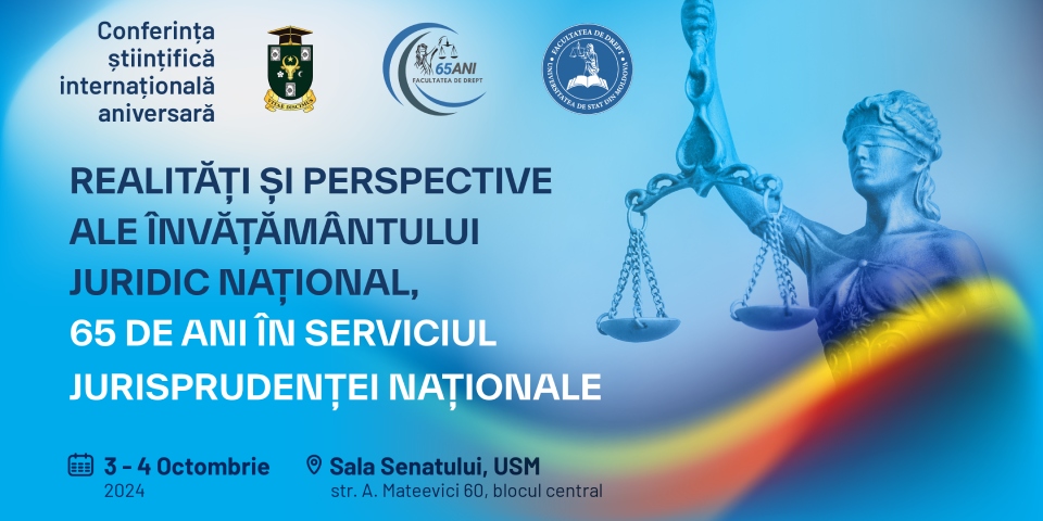 International scientific conference "Realities and perspectives of national legal education", Oct. 02-04, 2024